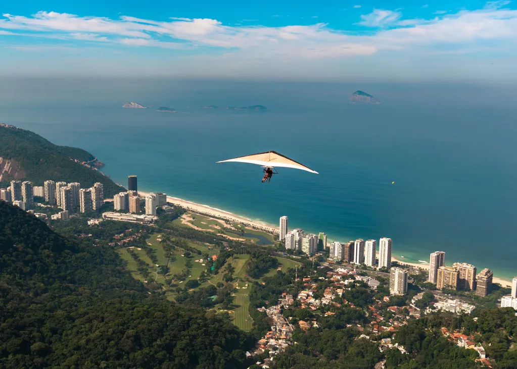 free tour favela rio Hang gliding