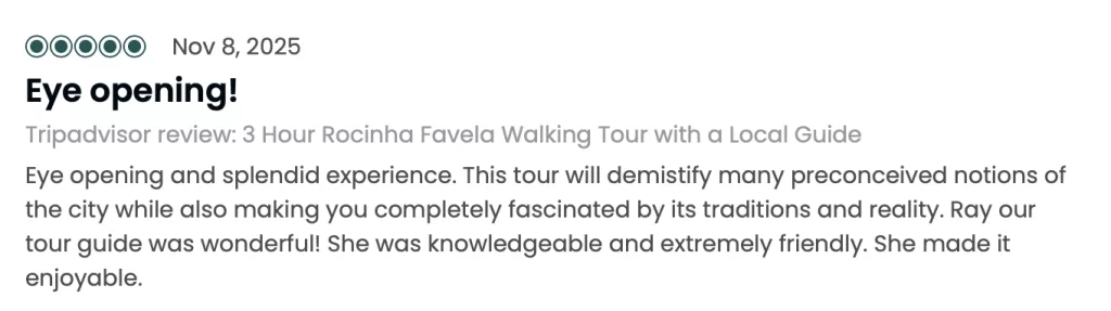 Favela Tour Rio