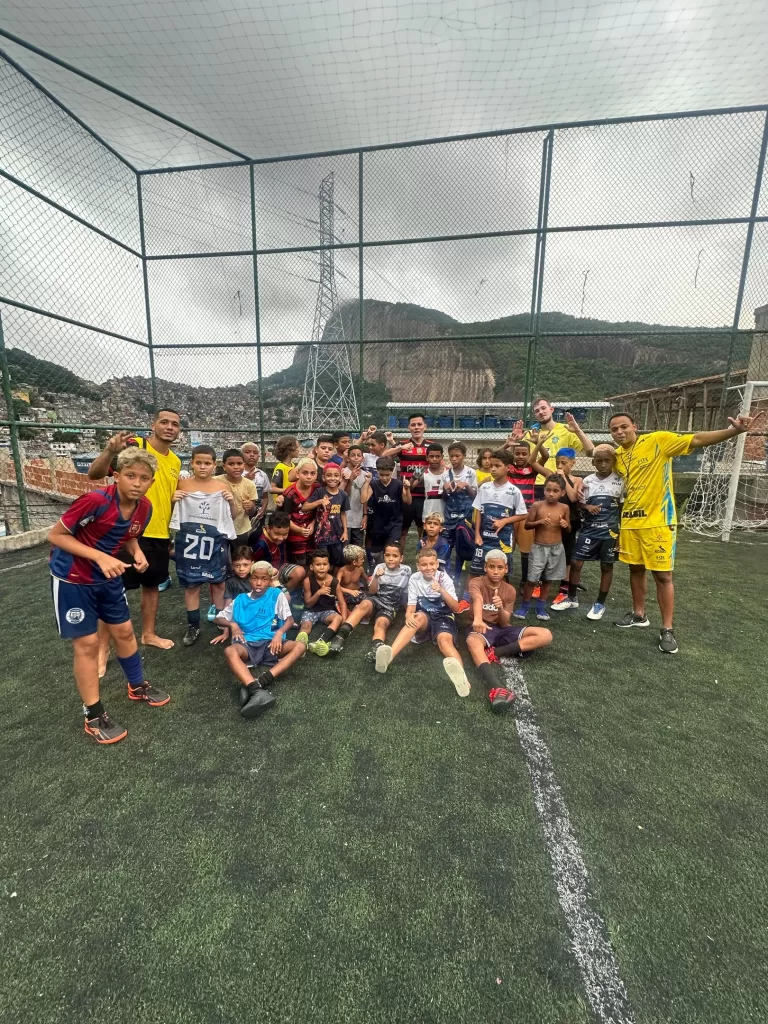 Favela with football